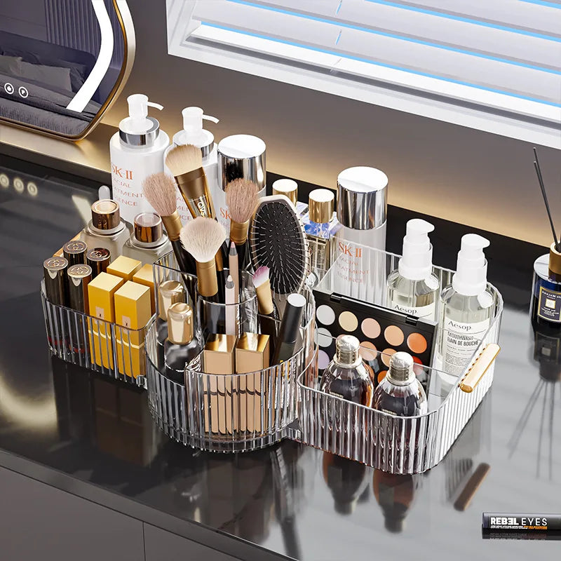 Makeup Brush Holder 360° Rotating Organiser