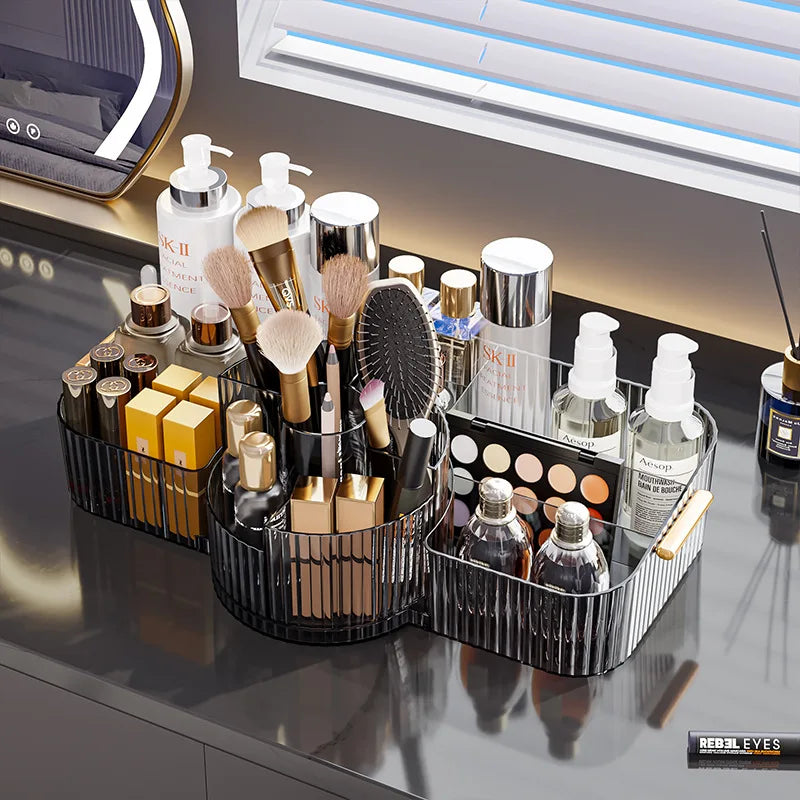 Makeup Brush Holder 360° Rotating Organiser