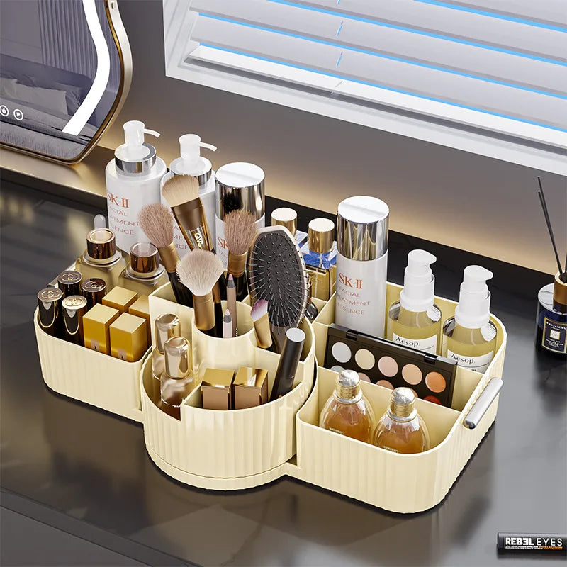 Makeup Brush Holder 360° Rotating Organiser